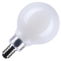 Satco 4.5 watt 120 volt G16.5 Candelabra Screw Base 3000K Natural White Frosted Dimmable LED