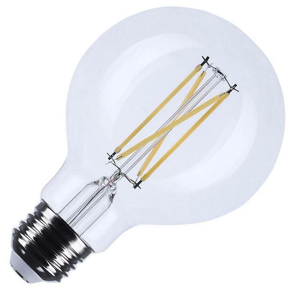 6 watt 120 volt G25 Medium Screw Base 3500K Clear Neutral White Dimmable LED