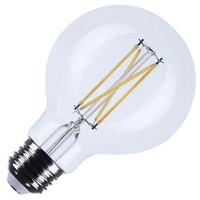 Satco 6 watt 120 volt G25 Medium Screw Base 3500K Clear Neutral White Dimmable LED