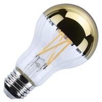 Satco 12 watt 120 volt A19 - Medium Screw Base 2700K Gold Coated Top Dimmable LED