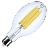 Satco 40 watt 120/277 volt ED37 Exclusionary Mogul Screw Base 4000K Cool White Frosted Ballast Bypass / Direct Wire Non-Dimmable LED