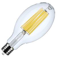 Satco 56 watt 120/277 volt ED37 Exclusionary Mogul Screw Base 4000K Cool White Clear Ballast Bypass Non-Dimmable LED