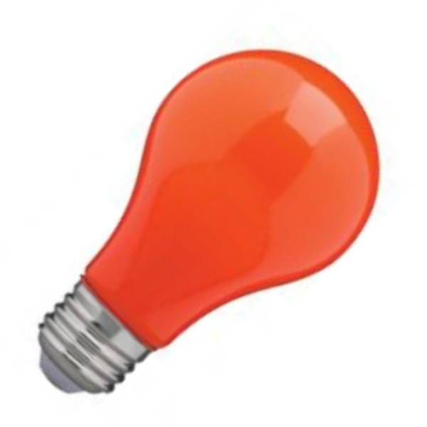 8 watt 120 volt A19 Medium Screw Dimmable Ceramic Orange LED 