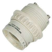Satco Twist and Lock (GU24) to CFL (G24q-2) 277 volt Adapter Converter Socket