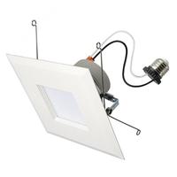 Satco 5"-6" 7.5/10.5/14.5 watt 120 volt CCT Selectable Deep Baffle Indoor LED Recessed Downlight
