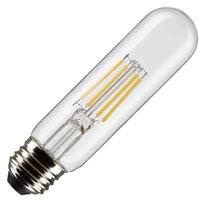 Satco 5.5 watt 120 volt T10 Medium Screw Base 2700K Warm White Dimmable LED
