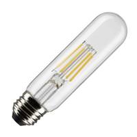 Satco 5.5 watt 120 volt T10 Medium Screw Base 3000K Natural White LED