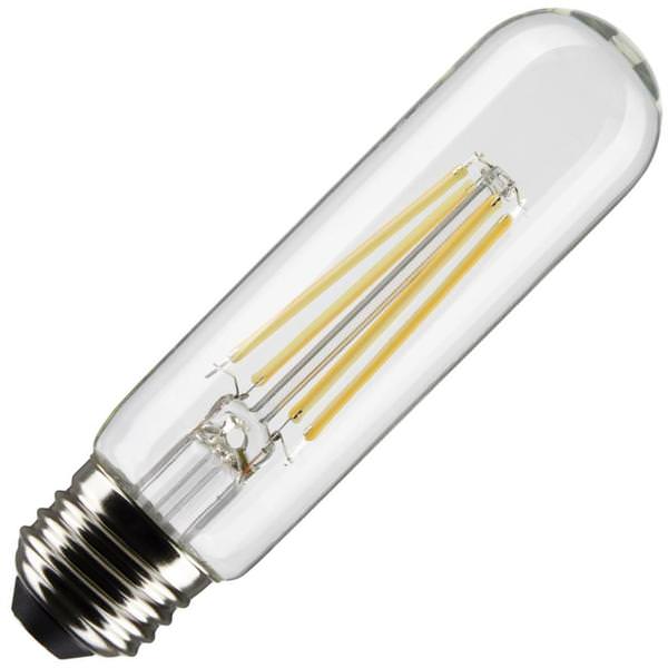 8 watt 120 volt T10 Medium Screw Base 2700K Warm White Dimmable LED
