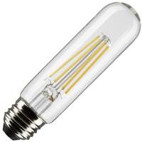 Satco 8 watt 120 volt T10 Medium Screw Base 2700K Warm White Dimmable LED