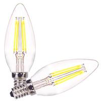 Satco 4.5 watt 120 volt B11 Candelabra Screw Base 5000K Daylight Dimmable LED (2-Pack)