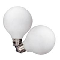 View 4.5 watt 120 volt G25 Medium Screw Base 2700K Dimmable LED (2 Pack)