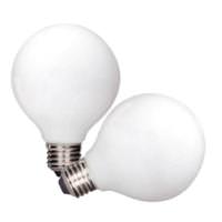 Satco 6 watt 120 volt G25 Medium Screw Base 2700K Warm White Dimmable LED (2-Pack)