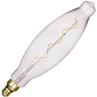 Satco 4 watt 120 volt BT38 Medium Screw Base 2150K Warm White Dimmable LED