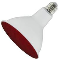 Satco 11.5 watt 120 volt PAR38 Medium Screw Base Red Non-Dimmable LED