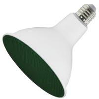 Satco 11.5 watt 120 volt PAR38 Medium Screw Base Green Non-Dimmable LED