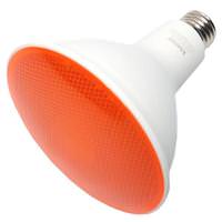 Satco 11.5 watt 120 volt PAR38 Medium Screw Base Amber Non-Dimmable LED