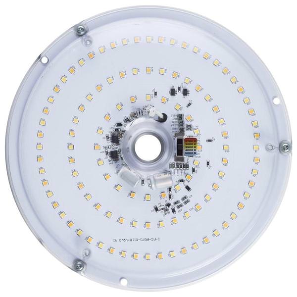 21 watt 120 volt CCT Selectable ColorQuick Clear Circular Aluminum LED