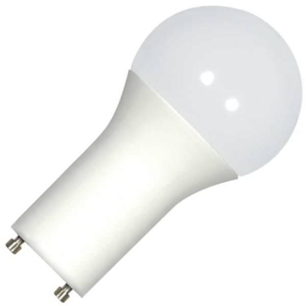 9.8 watt 120 volt A19 Twist and Lock Base 3500K Neutral White Dimmable LED