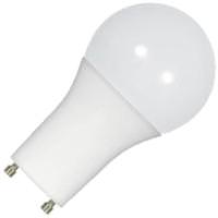 Satco 9.8 watt 120 volt A19 Twist and Lock Base 3000K Natural White Dimmable LED