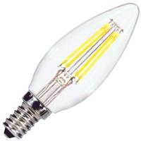 Satco 4 watt 120 volt B11 Candelabra Screw Base 3000K Natural White Dimmable LED