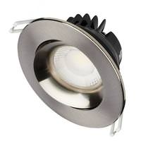 Satco 3.5" 12 watt 120 volt CCT Selectable Brushed Nickel Finish Gimbaled Dimmable LED Recessed Downlight