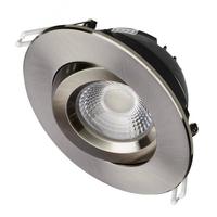 Satco 4" 12 watt 120 volt CCT Selectable Brushed Nickel Finish Gimbaled Dimmable LED Recessed Downlight