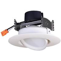 Satco 4" 7 watt 120 volt 4000K Gimbaled Dimmable LED Retrofit Downlight