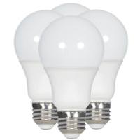Satco 9.5 watt 120 volt A19 Medium Screw (E26) Base 2700K Non-Dimmable LED (4 pack)