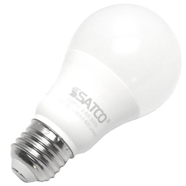 9.8 watt 120 volt A19 Medium Screw Base 3000K Natural White Dimmable LED