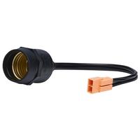 Satco QC to E26 Socket Whip For Use with Downlight Cans Temp Light Adapter Cable