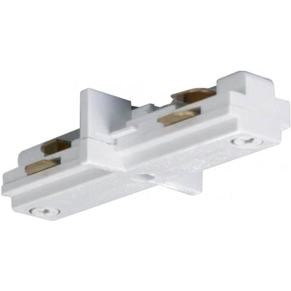 Mini Straight Connector I-Joiner White Finish