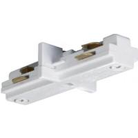 Satco Mini Straight Connector I-Joiner White Finish