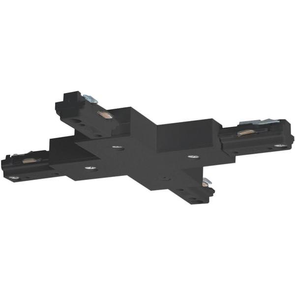 X Connector White X Joiner Traditional Style Black Finish