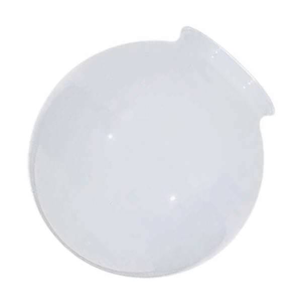 3.25" Fitter Glossy White Glass Ball Shade