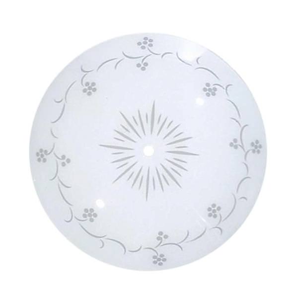 White Grape Pattern Glass Shade