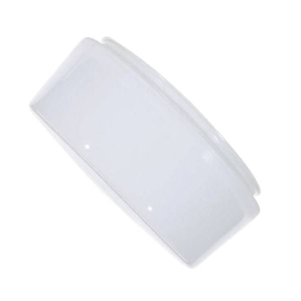 7.875" Fitter White Glass Drum Shade