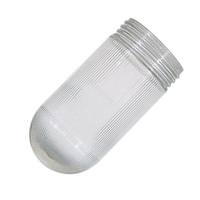Nuvo Lighting 3.17" Screw Fitter Clear Ribbed Cylinder Replacement Glass