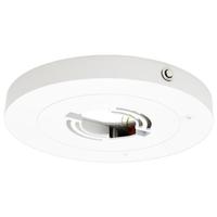 Satco 9" 120 volt White Round Battery Back Up