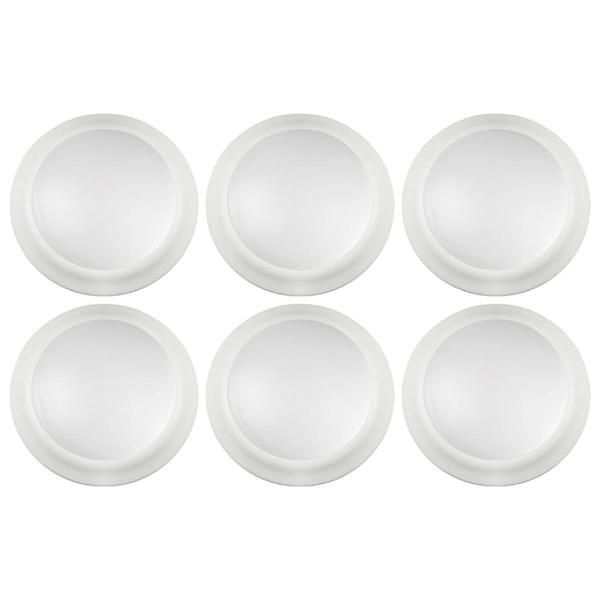 7" 12 watt 120 volt 5000K Daylight Dimmable LED Disk Light (6 Pack)