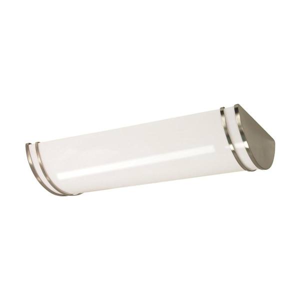 26 watt 120 volt 25" CCT Selectable Brushed Nickel Acrylic Shade LED Ceiling Light Fixture