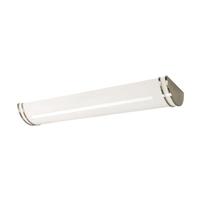 Satco 52 watt 120 volt 50" CCT Selectable Brushed Nickel Acrylic Shade LED Ceiling Light Fixture