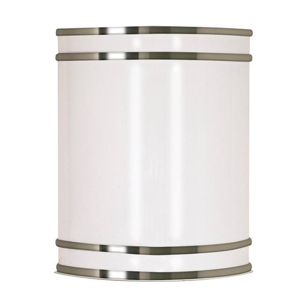 10 watt 120 volt CCT Selectable Brushed Nickel Wall Sconce Light Fixture