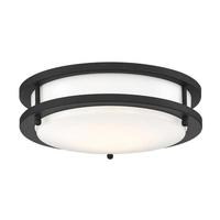 Satco 10" 18 watt 120 volt CCT Selectable Round Black Ceiling Light Fixture
