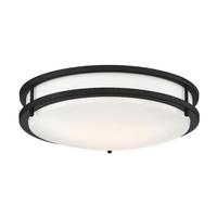 Satco 13" 25 watt 120 volt CCT Selectable Round Black Ceiling Light Fixture