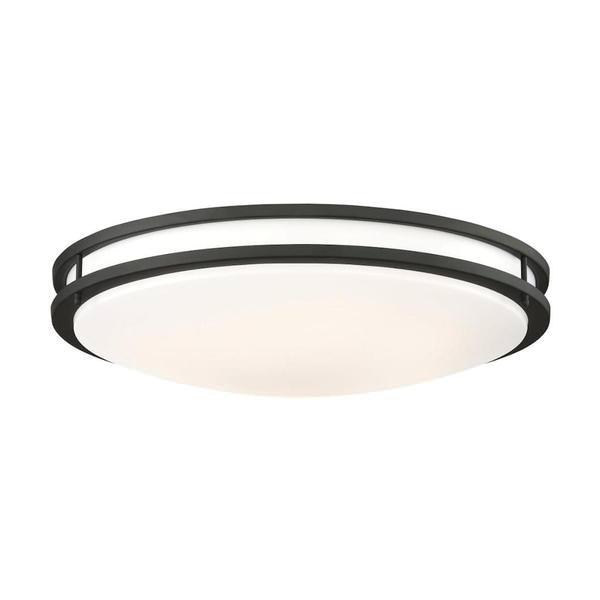  24" 39 watt 120 volt CCT Selectable Black Ceiling Light Fixture