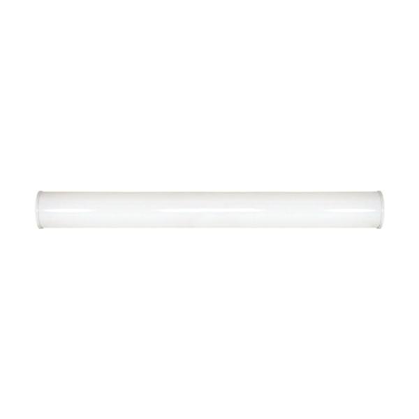 2 Light CCT Selectable White Plastic Shade Vanity Light Fixture