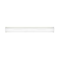 Satco 2 Light CCT Selectable White Plastic Shade Vanity Light Fixture
