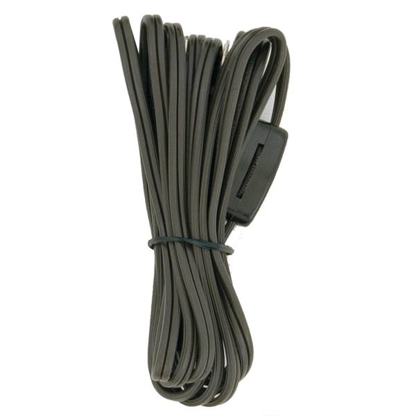 8 Foot Cord with Plug and Switch Brown Finish