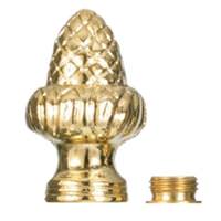 Satco Brass Finial Acorn Knob