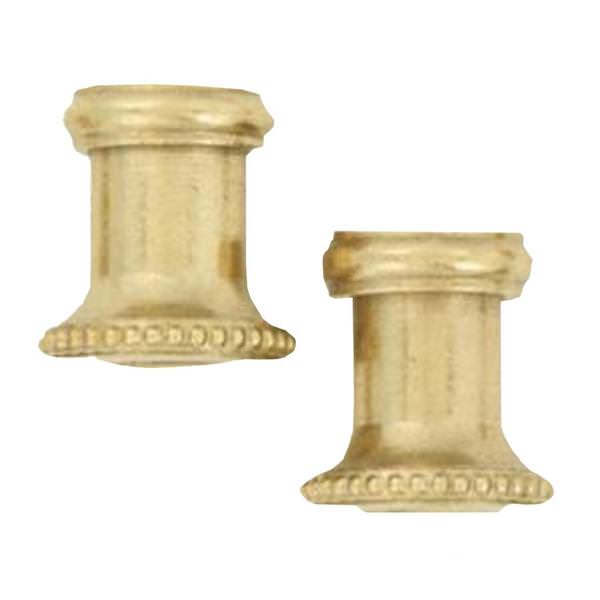 Brass Threaded Knurled Necks (2 Pack)